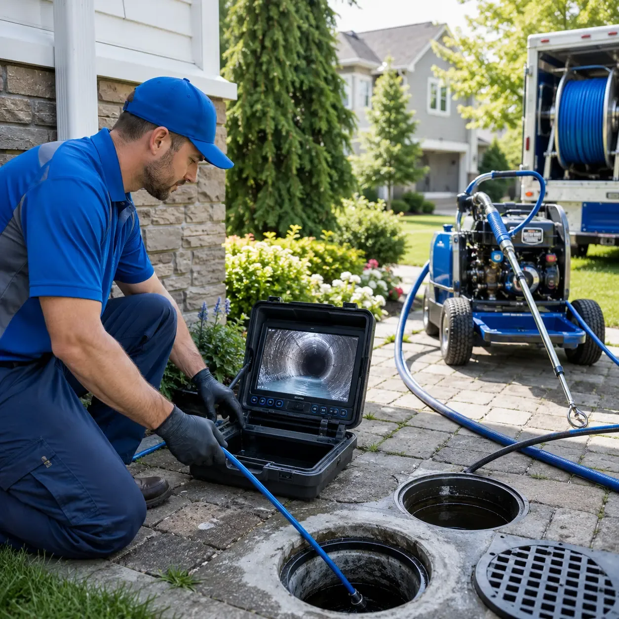 Outdoor drain cleaning professionals serving Haworth, NJ